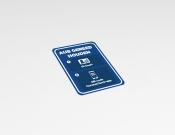QR code stappenplan sticker - Toepassing: Antislip laminaat voor op de vloer, Variant: Blue