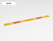 Houd 1.5 meter afstand sticker 150x10cm - Variant: RIVM